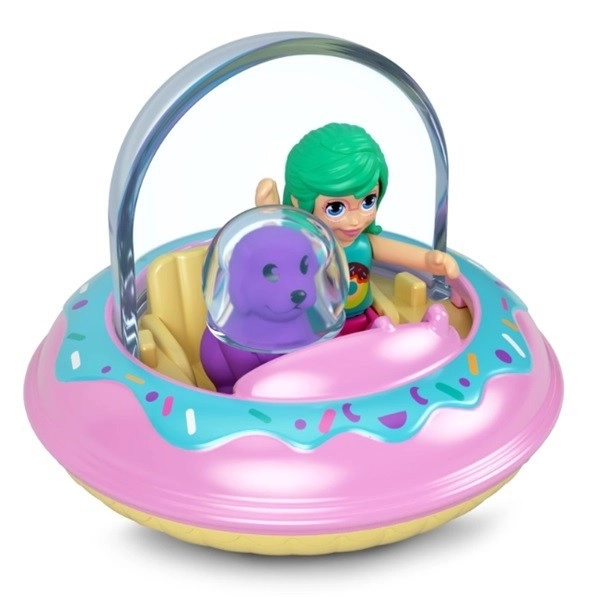 Polly Pocket Pollyville auto Donut