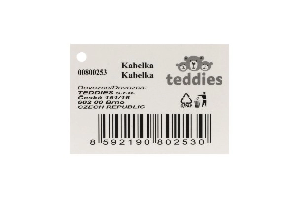 Torebka/Jednorożec torba z kamykami plastik 4 kolory w woreczku 17x15x3cm