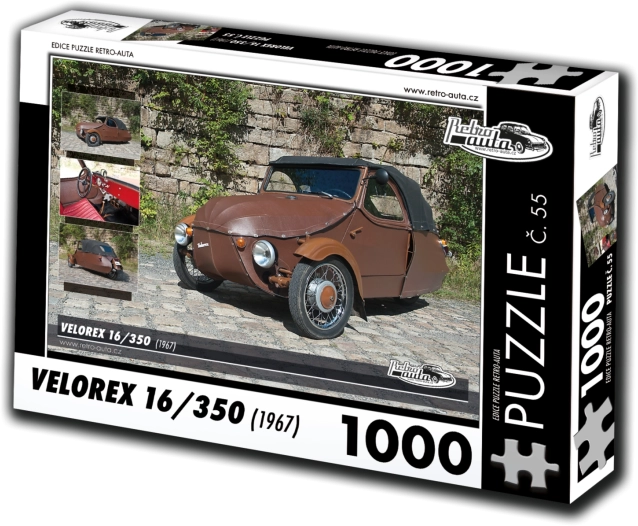 Puzzle RETRO-AUTA Velorex 16/350 (1967) – 1000 elementów