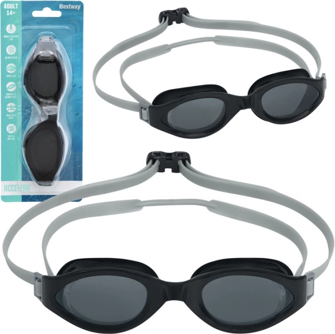 Bestway okulary pływackie dla dorosłych – czarny