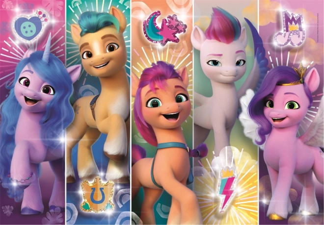 Puzzle 104 elementy Super Color My Little Pony