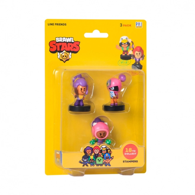 brawl stars 3 pack figurki z pieczątkami