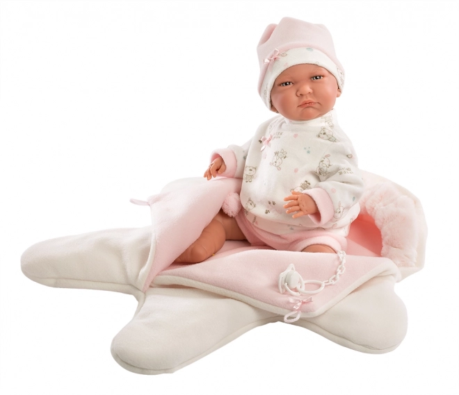 Llorens M740-38 ubranko dla lalki niemowlaka NEW BORN rozmiar 40-42 cm