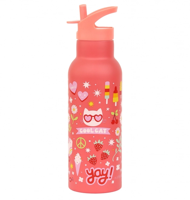 A Little Lovely Company Butelka na napoje ze stali nierdzewnej 500 ml