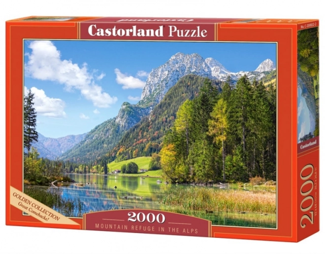 Puzzle 2000 elementów schronisko w Alpach
