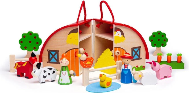 Farma w walizce Bigjigs Toys