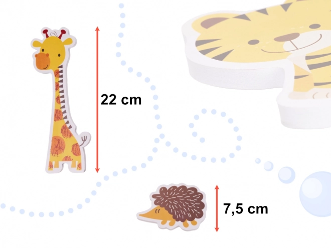 Pianek zwierzątka do wanny - Zoo