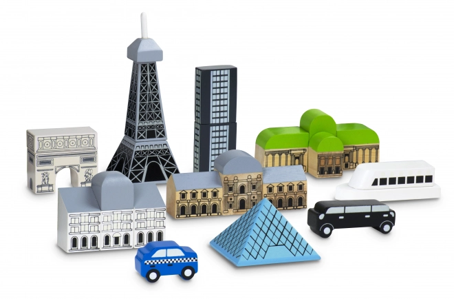 Świecące klocki Paris dla dzieci