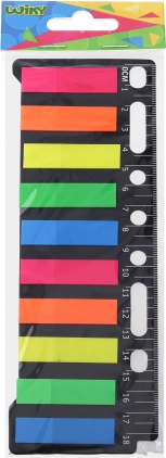 Samoprzylepny bloczek 10×20 kolorowych pasków