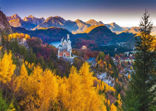Puzzle Jesienny Neuschwanstein 1000 elementów SCHMIDT