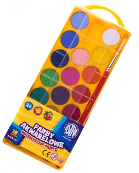 Farby wodne ASTRA 18 szt.
