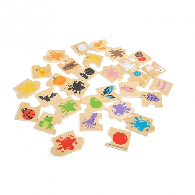 Didaktyczne puzzle Bigjigs Toys Kolory