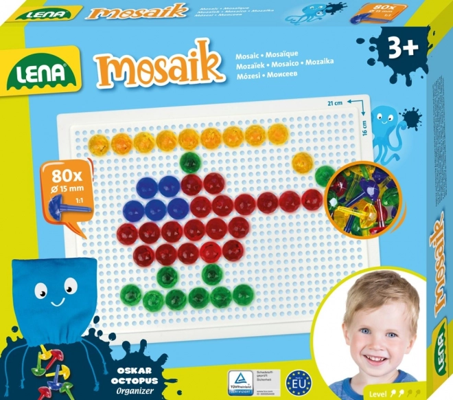 Lena mozaika kołeczkowa dla dzieci – Kryształ
