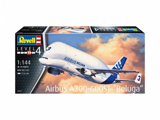 Plastikowy model samolotu Airbus A300-600ST Beluga 1/144