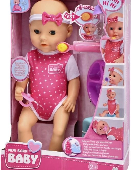 Lalka Noworodek Hungry 38 cm
