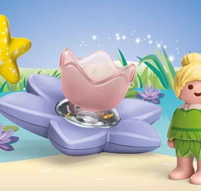 Zestaw z figurką JUNIOR & Disney: Dzwoneczek i magiczny pływający kwiat