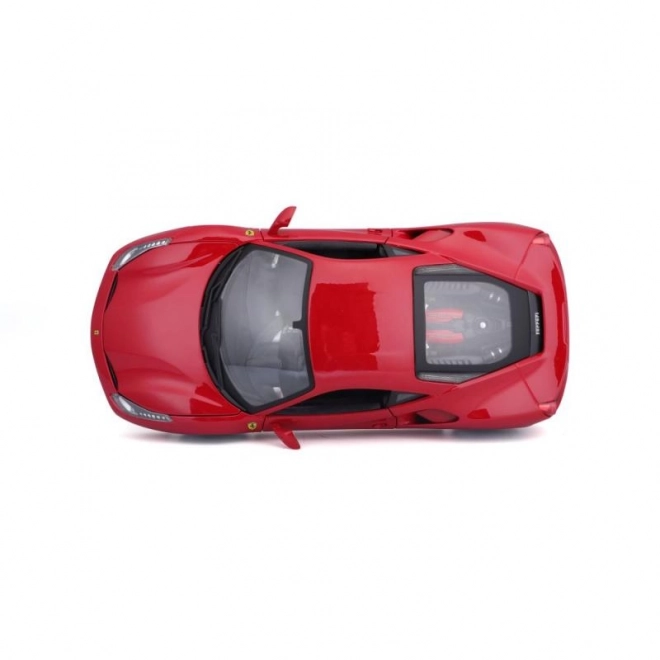 Metalowy samochód Ferrari 488 GTB czerwony