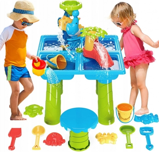 Woopie stolikowa wodna zabawka 2w1 piaskownica z krzesełkiem XL Aquapark