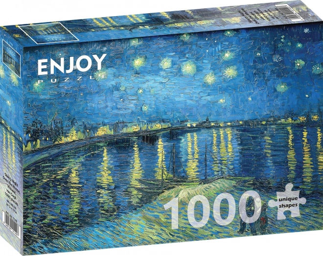 Układanka Gwiaździsta noc nad Rodanem 1000 elementów