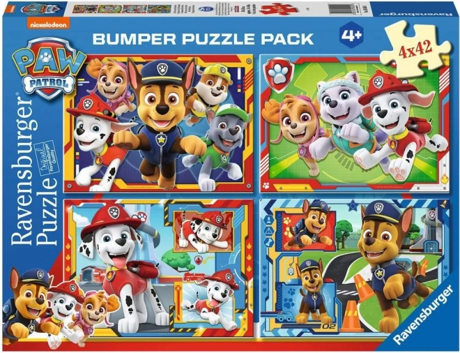 Puzzle Psi Patrol 4x42 elementy od Ravensburger