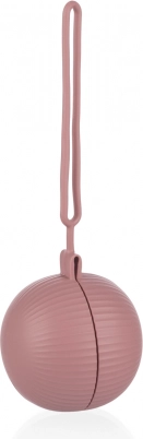Silikonowe etui na smoczek z zamknięciem, Old Pink