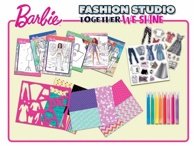 Książka z projektami na stworzenie Barbie