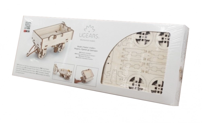 Ugears Puzzle 3D - Przyczepka 68 elementów