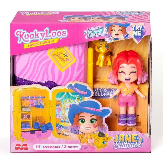 KookyLoos - Jane w walizce z dodatkami