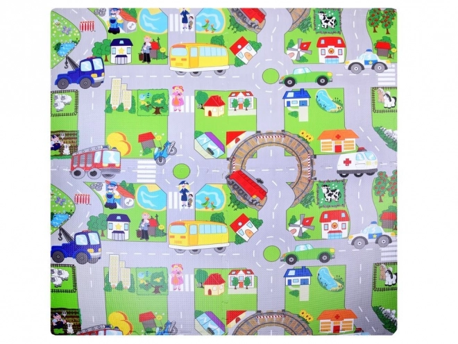 Piankowa mata uliczna puzzle EVA ZA2510