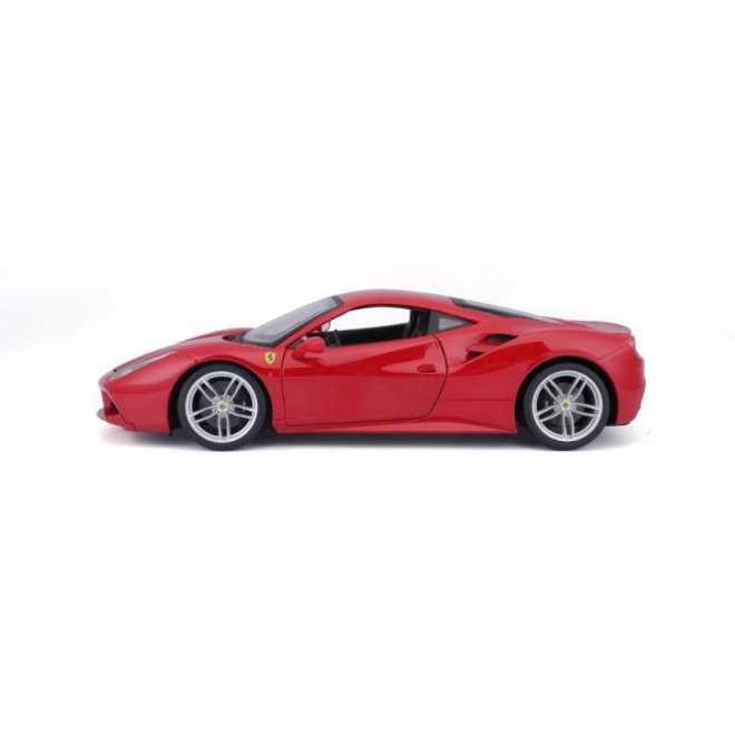 Metalowy samochód Ferrari 488 GTB czerwony