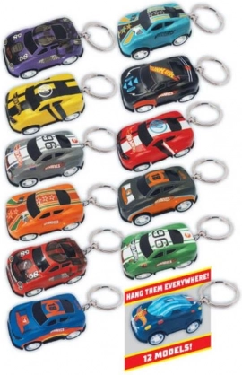 brelok Hot Wheels GT K‑Cars 3D PVC + metal