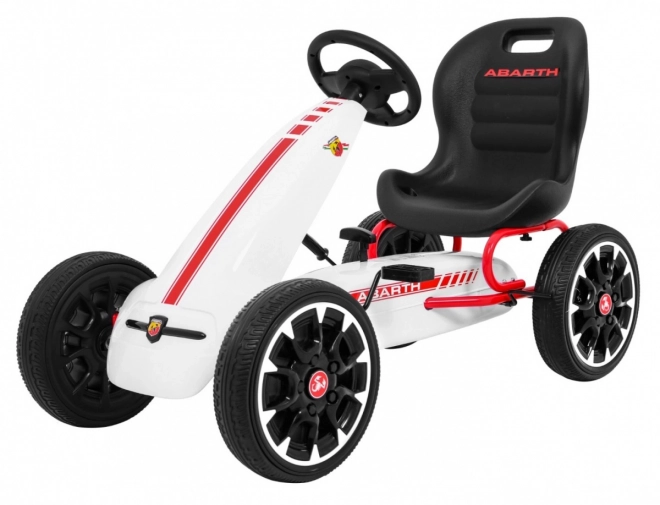Gokart na pedały ABARTH biały