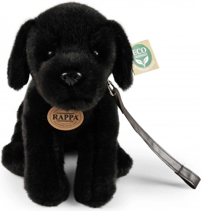 pluszowy pies labrador czarny 25 cm eco-friendly