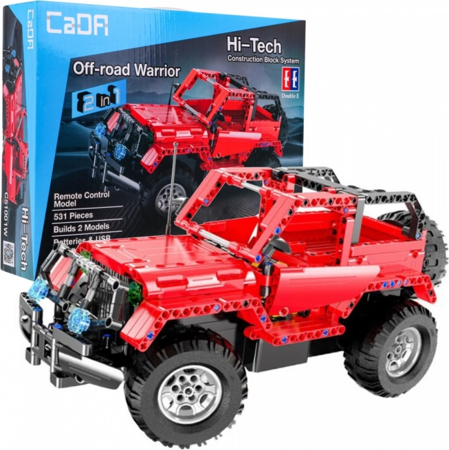 Klocki CaDA off-road pick-up zdalnie sterowany 2w1, 531 elementów (6+)