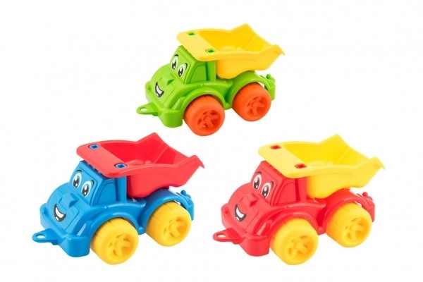 Ciężarówka wywrotka budowlana plastikowa 3 kolory 22x13x10cm 12m+
