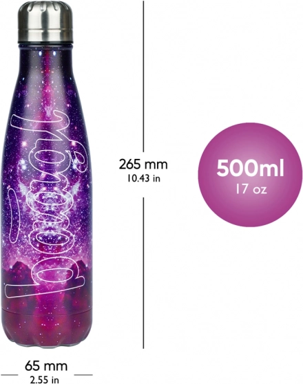 Termobutelka z metalową zakrętką Galaxy 500 ml