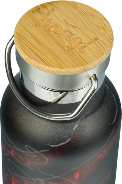 Termobutelka z bambusową zakrętką Lava 500 ml