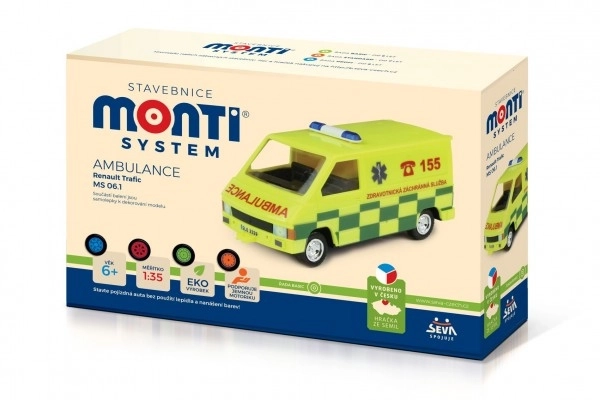 Klocki Monti System MS 06.1 Ambulans Renault Trafic 1:35