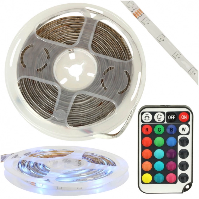 Wodoodporna taśma LED RGB z pilotem 5m