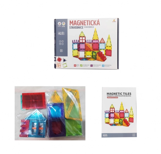 Kolorowa magnetyczna konstrukcja dla dzieci