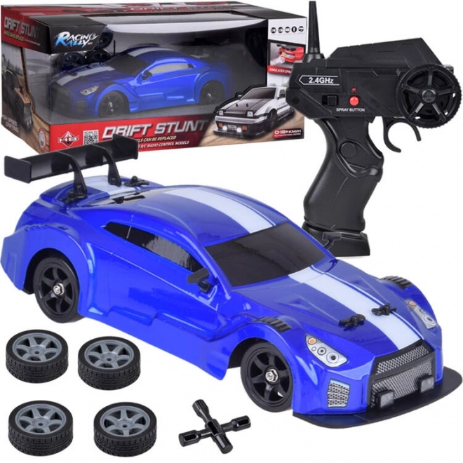 Wyścigowy samochód RC Drift z efektem dymu i oświetleniem LED