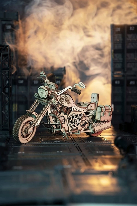 Motocykl Cruiser LK504 - 3D drewniana układanka