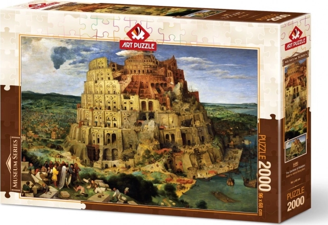 ART PUZZLE Seria Muzealna Puzzle: Wieża Babel 2000 elementów