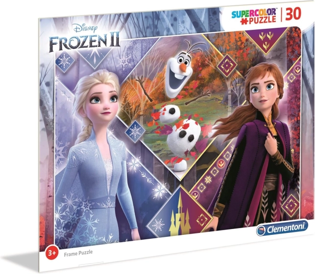 Clementoni puzzle Kraina Lodu 2: siostry z Olafem 30 elementów