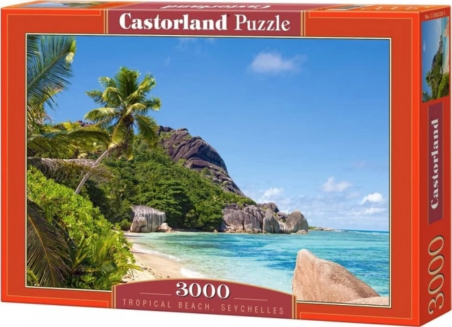 Puzzle Tropikalna plaża Seszele 3000 elementów