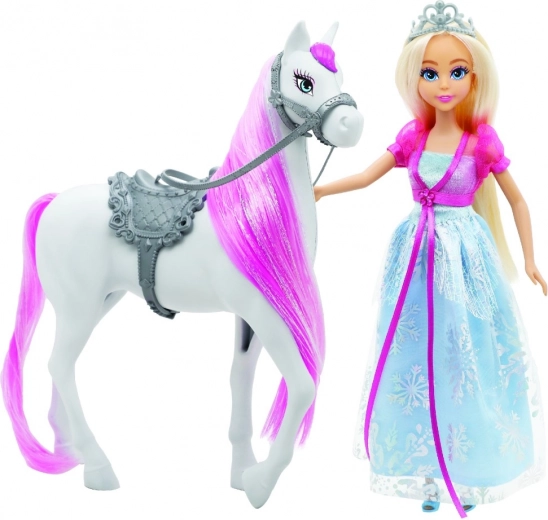 Magiczna księżniczka w błyszczącej sukni