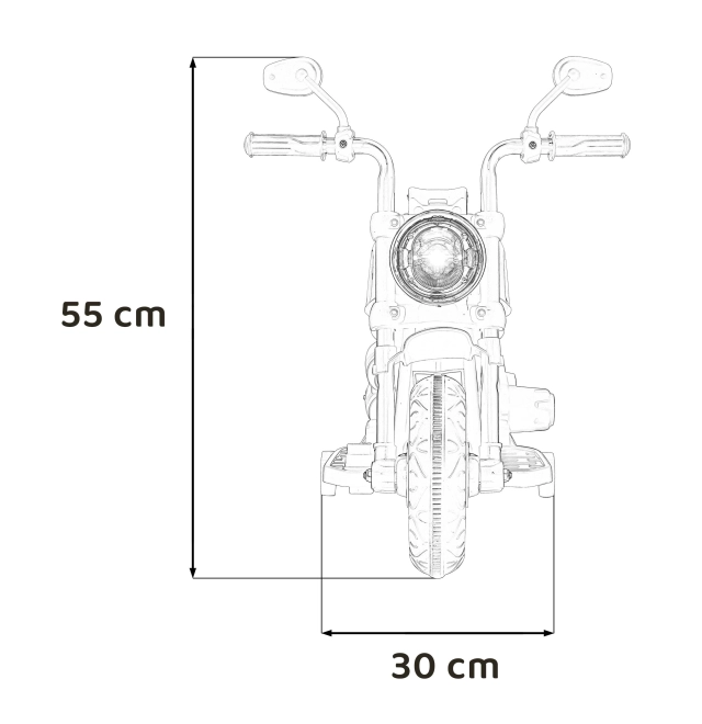 Motocykl Chopper SZYBSZY