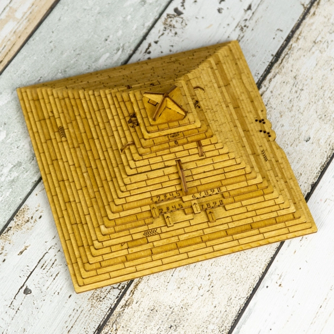 EscapeWelt 3D drewniana mechaniczna układanka logiczna Piramida