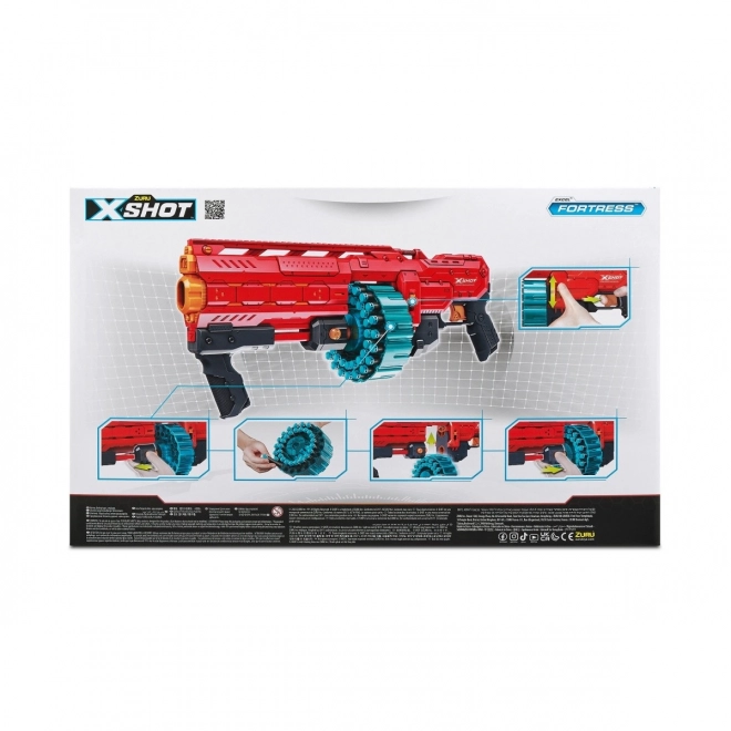 Wyrzutnia X-Shot Excel Fortress z 48 rzutkami