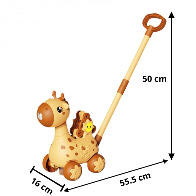 Ruchoma żyrafa 2w1 z bańkami mydlanymi dla dzieci